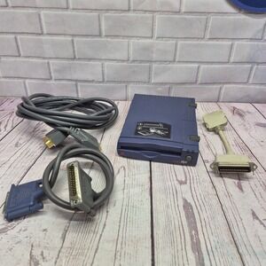 Vtg Iomega Zip 100 External Drive Z100P2 W/Cables Shown Only~Parts Only